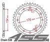 Řetězová rozeta JTR1340,44 zubů - černá