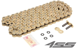 DID řetěz 520 ZVMX,124 článků - zlatá