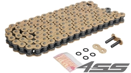 DID řetěz 530 VX3,100 článků - zlatá/černá