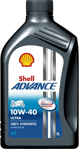 Motorový olej Shell Advance Ultra 4T 10W40 1L