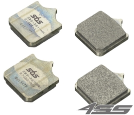 Přední závodní brzdové destičky SBS 870DS-1 Dual Sinter (Okruh)