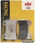 Přední okruhové brzdové destičky SBS 706DC Dual Carbon (Okruh)