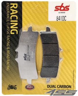 Přední okruhové brzdové destičky SBS 841DC Dual Carbon (Okruh)