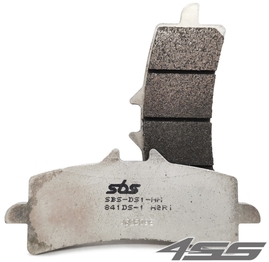 Přední závodní brzdové destičky SBS 841DS-1 Dual Sinter (Okruh)