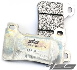 Přední závodní brzdové destičky SBS 809DS-2 Dual Sinter (Okruh)