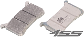 Přední závodní brzdové destičky SBS 947DS-2 Dual Sinter (Okruh)