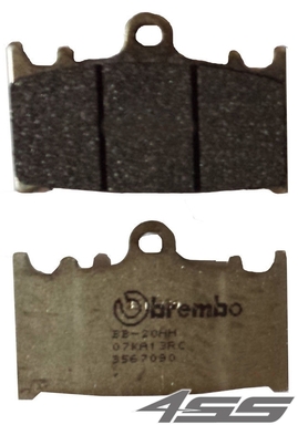 Přední okruhové brzdové destičky Brembo 07KA13RC Carbon/Ceramic (Okruh)