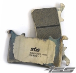Přední závodní brzdové destičky SBS 985DS-1 Dual Sinter (Okruh)