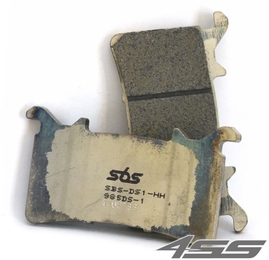 Přední závodní brzdové destičky SBS 985DS-1 Dual Sinter (Okruh)