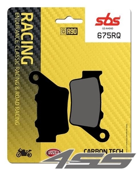 Zadní okruhové brzdové destičky SBS 675RQ Carbon Tech (Okruh)