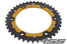 Řetězová rozeta ZF DUAL 1306,42 zubů - černá/zlatá