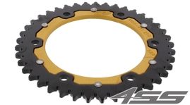 Řetězová rozeta ZF DUAL 1307,41 zubů - černá/zlatá