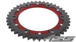Řetězová rozeta ZF DUAL 1307,41 zubů - černá/červená