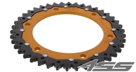 Řetězová rozeta ZF DUAL 1307,42 zubů - černá/zlatá