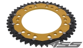 Řetězová rozeta ZF DUAL 1307,45 zubů - černá/zlatá