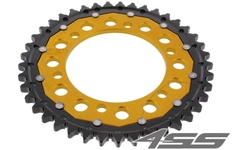 Řetězová rozeta ZF DUAL 479,41 zubů - černá/zlatá