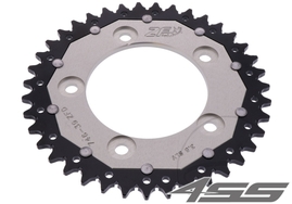 Řetězová rozeta ZF DUAL 746,39 zubů - černá/stříbrná