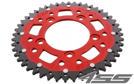 Řetězová rozeta ZF DUAL 746,48 zubů - černá/červená