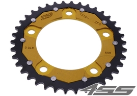 Řetězová rozeta ZF DUAL 1316,41 zubů - černá/zlatá