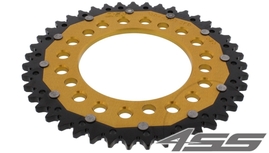 Řetězová rozeta ZF DUAL 1304,45 zubů - černá/zlatá