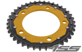 Řetězová rozeta ZF DUAL 302,41 zubů - černá/zlatá