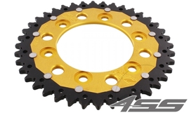 Řetězová rozeta ZF DUAL 735,40 zubů - černá/zlatá