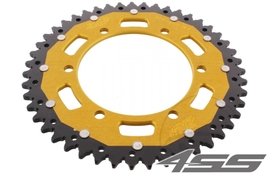 Řetězová rozeta ZF DUAL 855,47 zubů - černá/zlatá